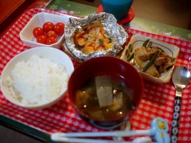 20100309-ミキ・里芋と豚のオイスターソース炒め