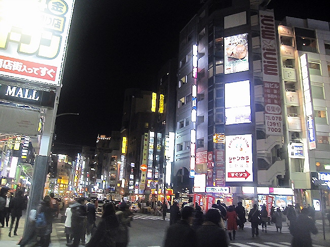 神戸 歓楽街 夜