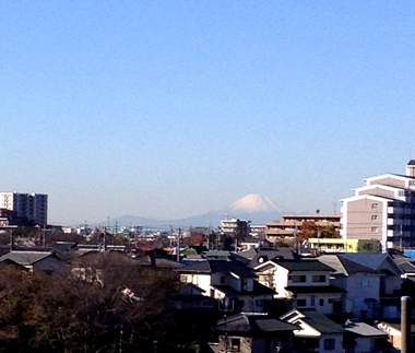 富士山見えた！
