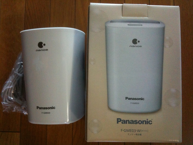 Panasonic ナノイー発生機 F-GME03 小型で静か - 新製品大好き「こんな