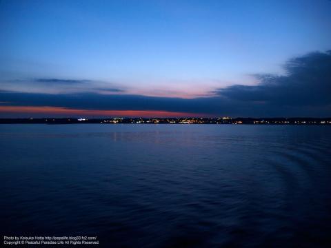 大洗港の夜景