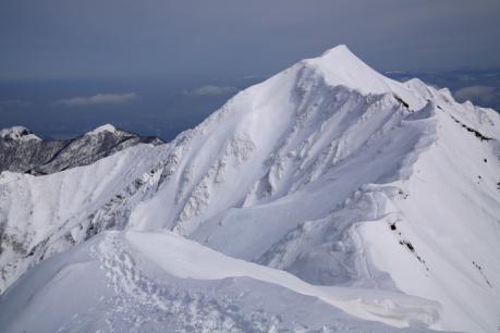 厳冬期の伯耆大山山頂